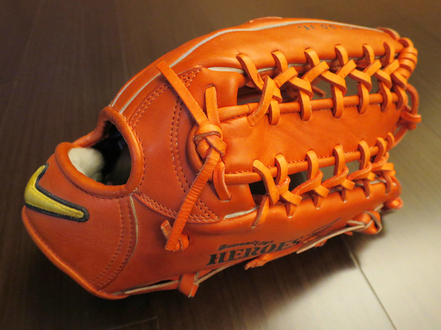 *手套交流福利品NO.128* 日製硬式NIKE Diamond edge heroes系列紅色外野牛舌 *手套交流福利品NO.128* 日製硬式NIKE Diamond edge heroes系列紅色外野牛舌