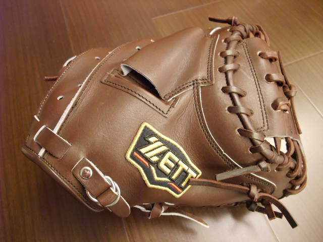 *手套交流福利品NO.50* 日製硬式Zett prostatus 最新款鋼印 金蔥標捕手手套 *手套交流福利品NO.50* 日製硬式Zett prostatus 最新款鋼印 金蔥標捕手手套