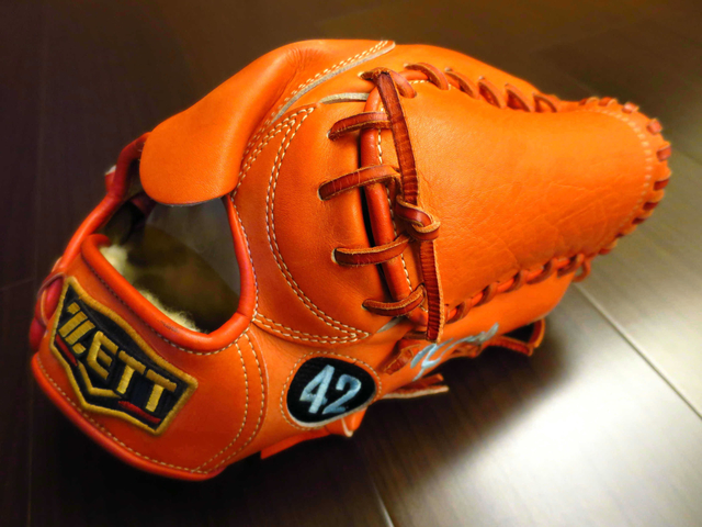 *手套交流福利品NO.214* 日製硬式ZETT PROSTATUS ORDER KIP SKIN 中職球員支給品 *手套交流福利品NO.214* 日製硬式ZETT PROSTATUS ORDER KIP SKIN 中職球員支給品