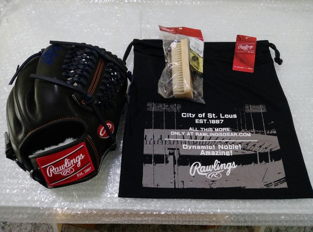 把rawlings pro preferred當雨備手套的老兄XD 把rawlings pro preferred當雨備手套的老兄XD