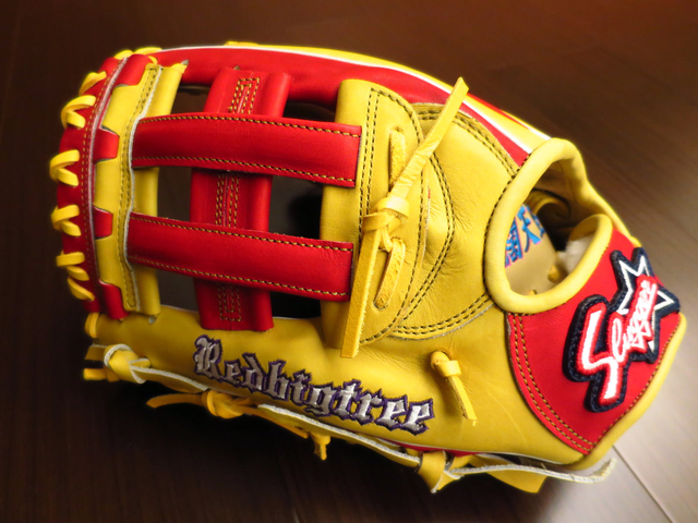 <手套欣賞> 日製硬式久保田黃紅配~Red Big Tree(KSG-SPS) <手套欣賞> 日製硬式久保田黃紅配~Red Big Tree(KSG-SPS)