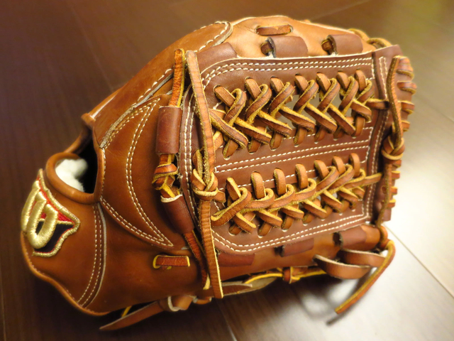 *手套交流福利品NO.160*日製硬式Wilson Staff 內野密網手套 *手套交流福利品NO.160*日製硬式Wilson Staff 內野密網手套