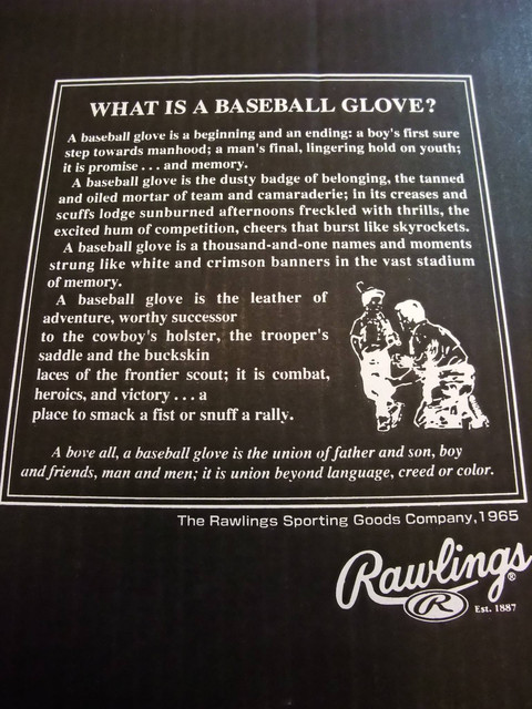 Rawlings對棒球手套的定義 Rawlings對棒球手套的定義