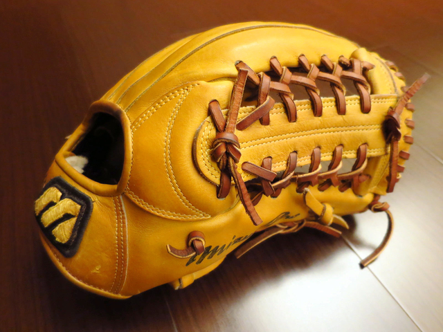 *手套交流福利品NO.277* 日本製mizuno pro 大M金標 3D系列壘球專用手套 *手套交流福利品NO.277* 日本製mizuno pro 大M金標 3D系列壘球專用手套
