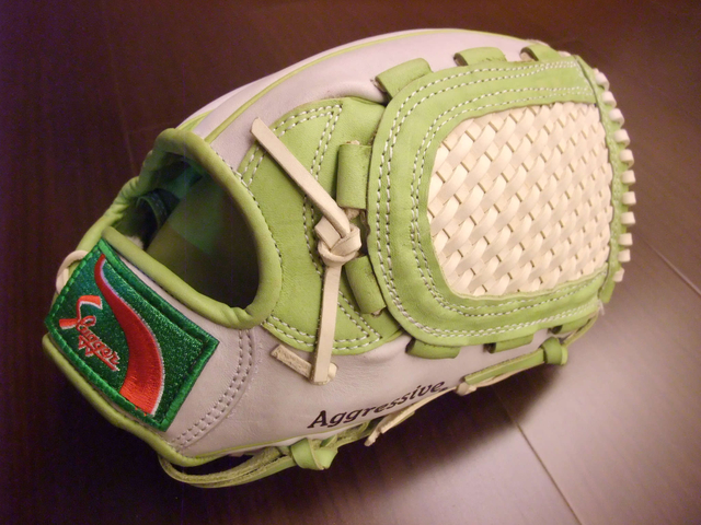 <手套欣賞> 哈密瓜手套~久保田2003明星賽紀念款,草蓆球擋 <手套欣賞> 哈密瓜手套~久保田2003明星賽紀念款,草蓆球擋
