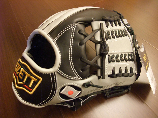 *手套交流福利品NO.12* 日製軟式ZETT PRO STATUS 金標手套 日本國旗刺繡 *手套交流福利品NO.12* 日製軟式ZETT PRO STATUS 金標手套 日本國旗刺繡