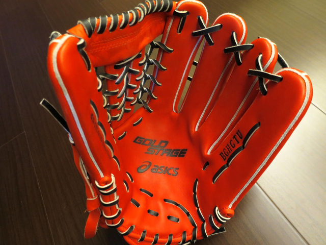 *手套交流福利品NO.134*日製硬式ASICS GOLD STAGE AXEL系列大A標 特殊手腕帶 外野手套 *手套交流福利品NO.134*日製硬式ASICS GOLD STAGE AXEL系列大A標 特殊手腕帶 外野手套