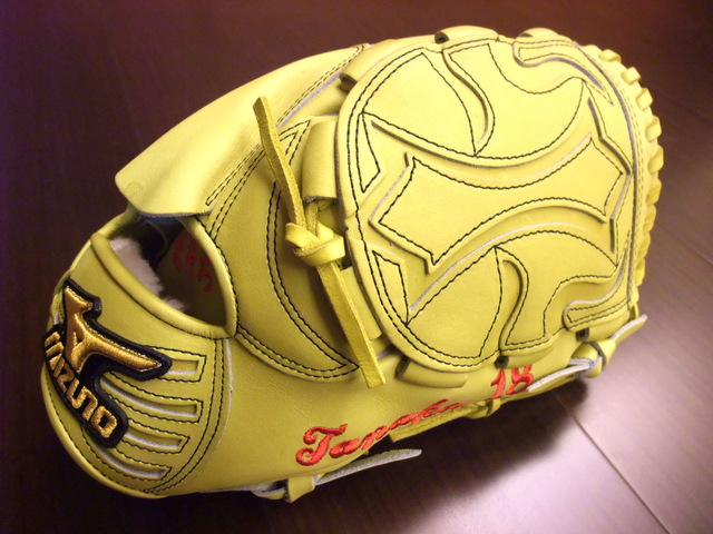 <手套欣賞> 日製硬式mizuno pro order 田中將大式樣 気持ち <手套欣賞> 日製硬式mizuno pro order 田中將大式樣 気持ち