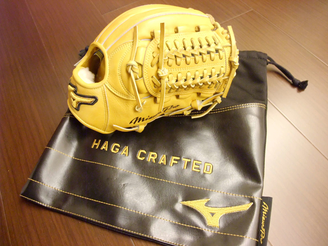 *手套交流福利品NO.106* 日製硬式mizuno pro 波賀 HAGA CRAFTED 井端弘和 *手套交流福利品NO.106* 日製硬式mizuno pro 波賀 HAGA CRAFTED 井端弘和