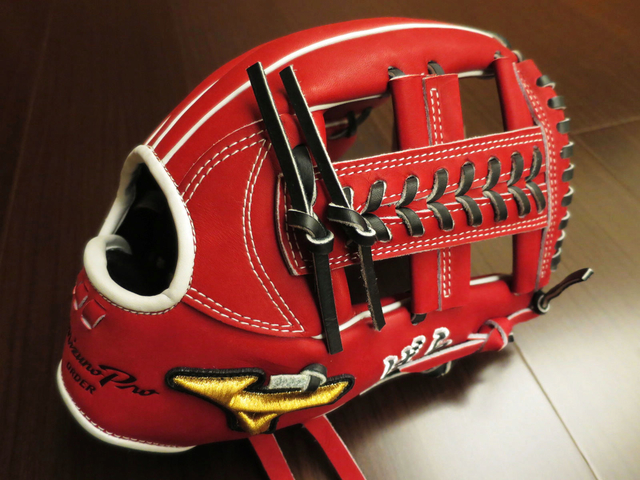 <手套欣賞>把摯愛的名字繡上手套~日製硬式5DNA Mizuno pro order (HAGA JAPAN)(ばら) <手套欣賞>把摯愛的名字繡上手套~日製硬式5DNA Mizuno pro order (HAGA JAPAN)(ばら)