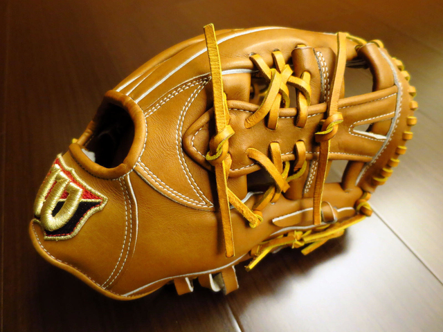 *手套交流福利品NO.263* 日製硬式 WILSON STAFF 第一等級內野款手套 *手套交流福利品NO.263* 日製硬式 WILSON STAFF 第一等級內野款手套