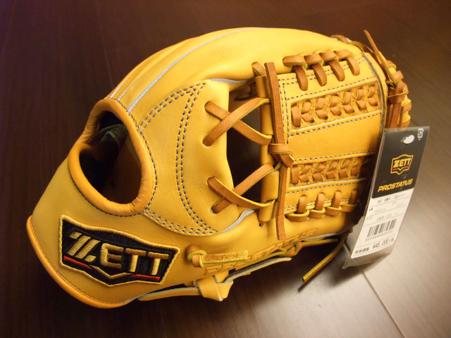 *手套交流福利品NO.67* 日製硬式ZETT PROSTATUS 金標手套 *手套交流福利品NO.67* 日製硬式ZETT PROSTATUS 金標手套