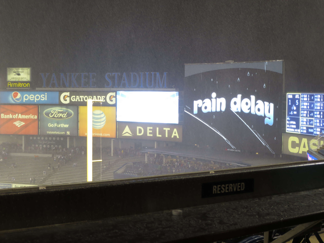 2014 美國紐約行 Day 6–Yankee Stadium experience~雨神開的玩笑 2014 美國紐約行 Day 6–Yankee Stadium experience~雨神開的玩笑