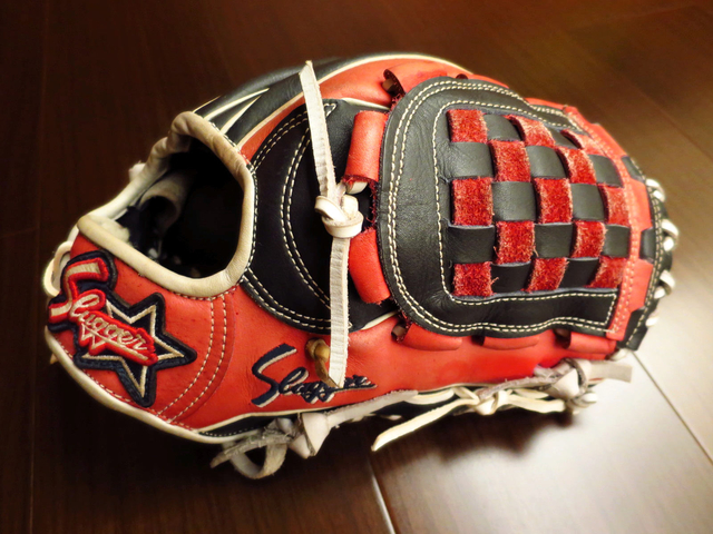 *手套交流福利品NO.256* 日本製久保田special order 棋盤格內野手套 *手套交流福利品NO.256* 日本製久保田special order 棋盤格內野手套