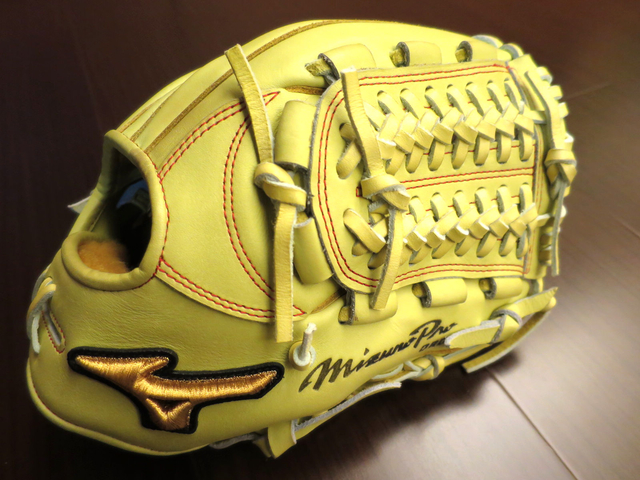 <手套欣賞>日製硬式mizuno pro order (haga japan) 斜標+AXI+內裡刺繡 <手套欣賞>日製硬式mizuno pro order (haga japan) 斜標+AXI+內裡刺繡