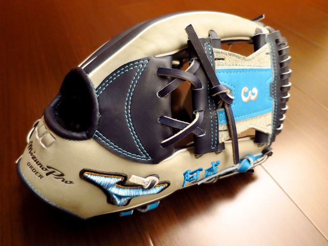 【圓圓小舖】讓棒球手套更吸睛的關鍵~球擋背號刺繡+mizuno pro option order 5DNA 【圓圓小舖】讓棒球手套更吸睛的關鍵~球擋背號刺繡+mizuno pro option order 5DNA