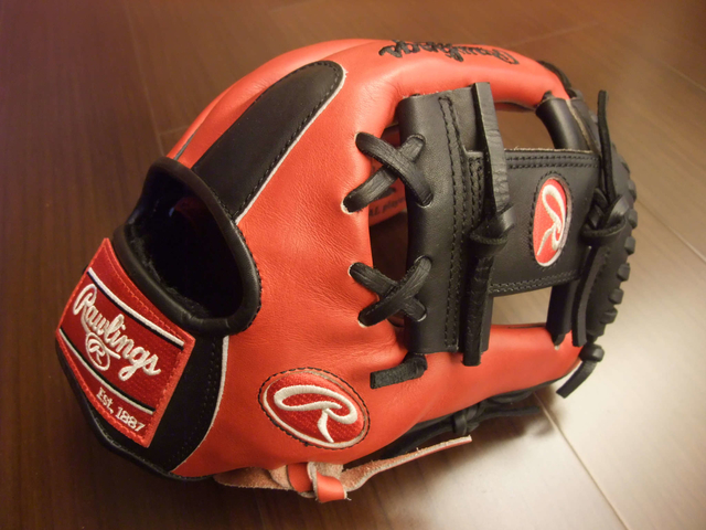 *手套交流福利品NO.85* 美規Rawlings HOH 紅黑配色 工字擋 *手套交流福利品NO.85* 美規Rawlings HOH 紅黑配色 工字擋