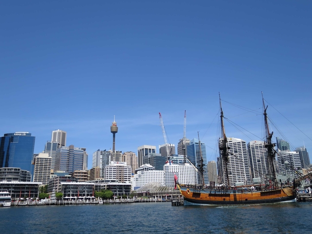 2014 南半球的天空--澳洲雪梨Day 6~Darling Harbour、雪梨港灣大橋漫步