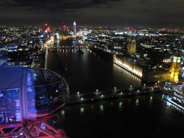 2016 英國倫敦跨年圓夢之旅 Day 5~倫敦眼夜景、倫敦塔橋夜景、Fish & Chips