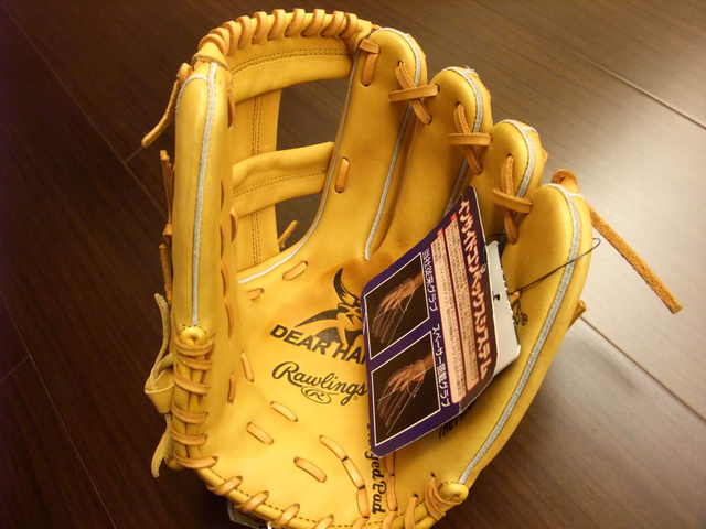 <手套欣賞>日製軟式Rawlings dear hand (inside convex system)