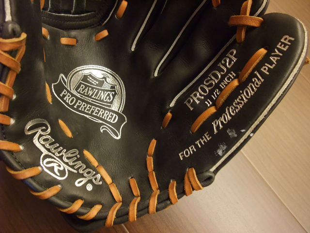 <手套欣賞> 同場加映~Rawlings pro preferred 銀色鋼印 Derek Jeter Model (PROSDJ2)