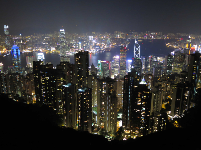 2015 year-end trip to Hong Kong Day1–中環蘭芳園、太平山夜景、油麻地興記菜館