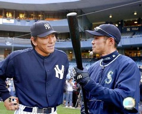 Hideki-Matsui-Ichiro-Suzuki.jpg - 信義作鈴木一朗棒球手套 mizuno pro for p 