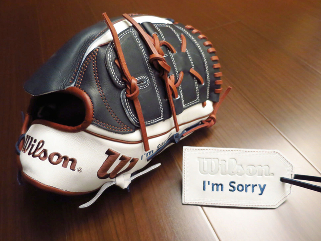 【圓圓小舖】I’m sorry老婆~我又訂了一咖日製棒球手套><~美規日製Wilson A2K custom glove 特別訂製手套