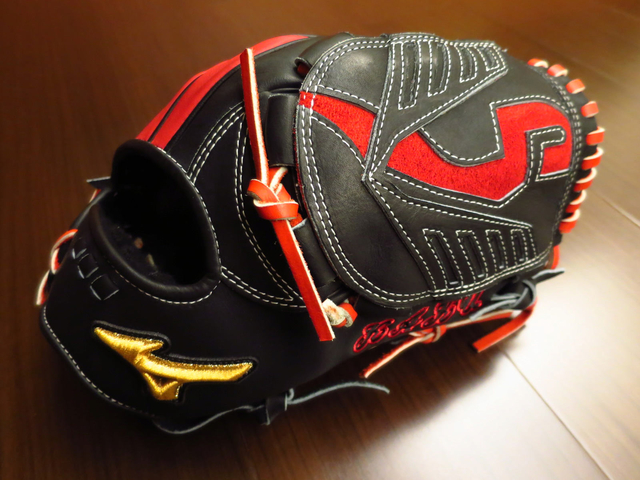 *手套交流福利品NO.255*  日製硬式mizuno pro for professional (for p) 前田健太5DNA