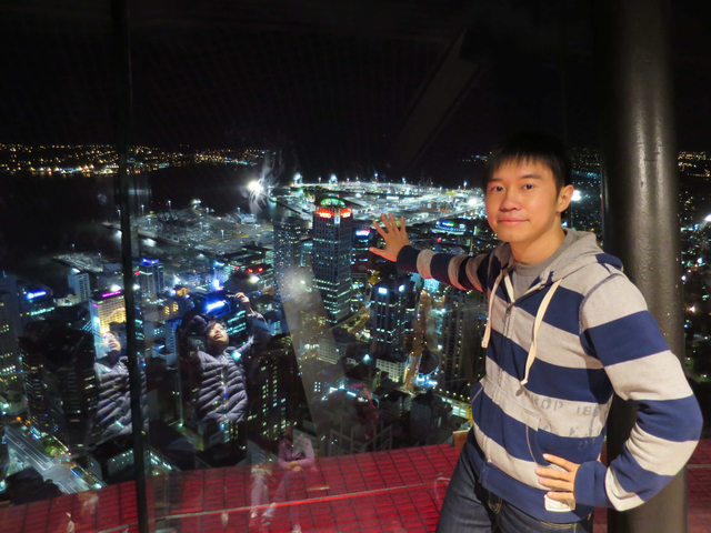 2014 南半球的天空--紐西蘭Day1~Sky tower賞Auckland夜景