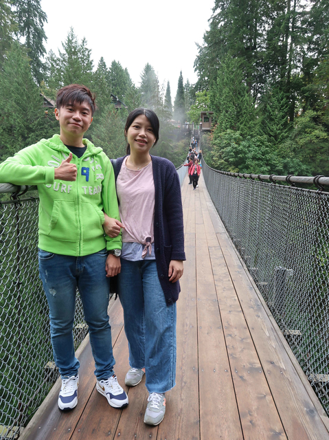 2019西雅圖+溫哥華之飛航及棒球之旅~Day 2 傳說中的卡皮拉諾吊橋 Capilano suspension bridge