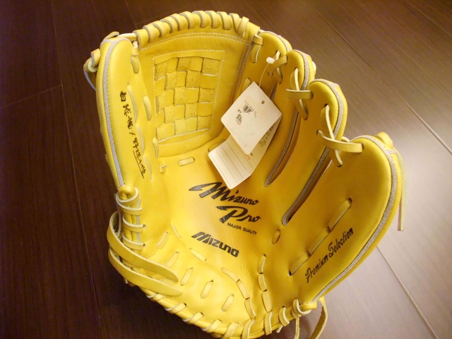 *手套交流福利品NO.54* 日製軟式mizuno pro premium selection 白球魂X野球小僧